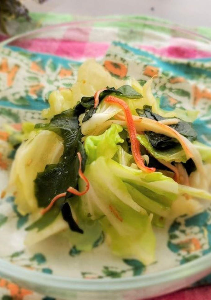 キャベツとわかめの和え物-レシピのメイン写真