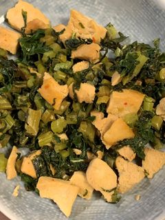 大根の葉と高野豆腐のピリ辛炒め-レシピのメイン写真