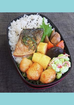 お弁当(鯖竜田揚げ餡かけ乗せ)-レシピのメイン写真