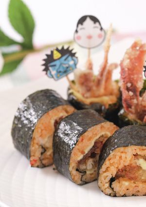 今年の節分は豪華に♪高級食材で恵方巻！-レシピのメイン写真
