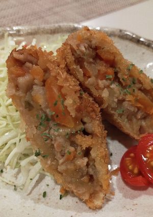 余り肉じゃがでコロッケ｡◕‿◕｡-レシピのメイン写真