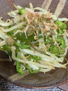 ピーマンもやしのダシ炒め-レシピのメイン写真