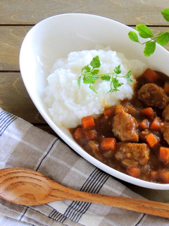 お肉ゴロゴロ柔らかビーフカレー・介護食-レシピのメイン写真