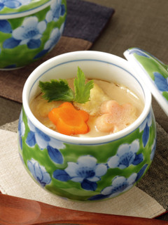 鶏団子入り茶碗蒸し(介護食)-レシピのメイン写真