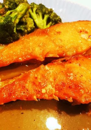 ご飯がすすむ！鮭のバター照り焼き-レシピのメイン写真