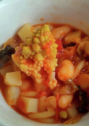 イタリア野菜たっぷりミネストローネ-レシピのメイン写真