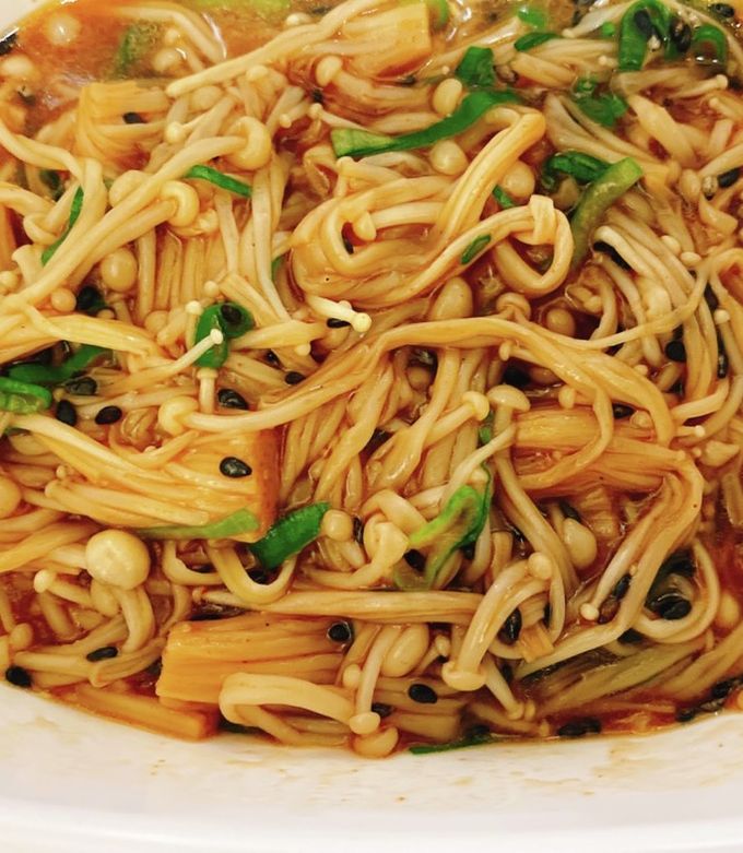 簡単レンチンやみつきえのきのおつまみ by †るぃ† 【クックパッド