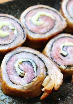 くるくる可愛い☆「海苔チーズ肉巻き」-レシピのメイン写真