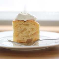 รูปของ しっとり♡HMでりんごのケーキ