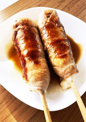 ボリュームたっぷりチーズ入り肉巻きご飯-レシピのメイン写真