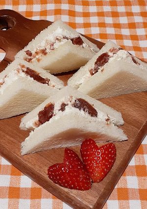 チーズクリームのいちごサンド☆-レシピのメイン写真