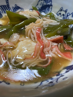 ピーマンとカニカマと豆腐の中華風餡掛け-レシピのメイン写真