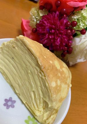 元お芋屋さんが作る！安納芋のミルクレープ-レシピのメイン写真