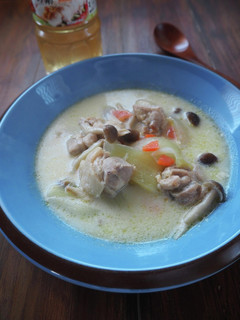 鶏肉の豆乳しょうがスープ-レシピのメイン写真