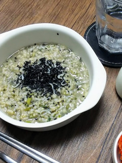 無水調理なべで簡単おいしい玄米七草粥-レシピのメイン写真