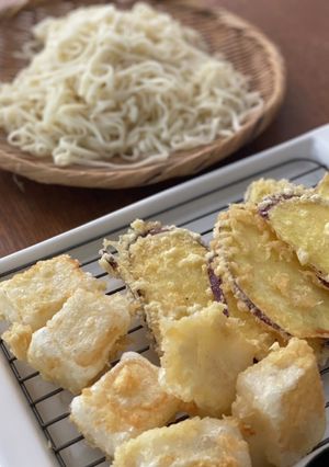 子供が大好きな冷やしうどんと天ぷら-レシピのメイン写真