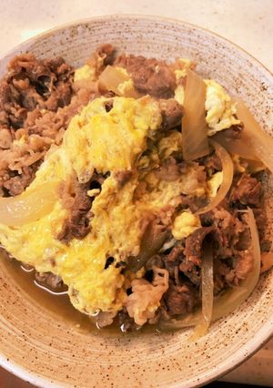 お手軽!ちゃちゃっと牛たま丼-レシピのメイン写真