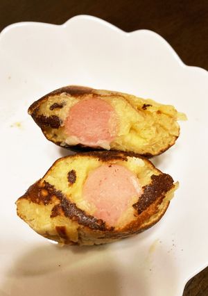 ホットケーキ味のソウセージ巻き-レシピのメイン写真