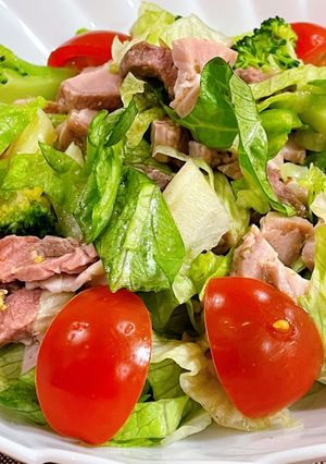 余り物が変身！ローストビーフサラダ-レシピのメイン写真