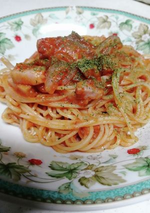 米久 原形ベーコンブロックで本格パスタ-レシピのメイン写真