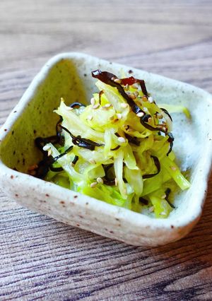 キャベツの塩昆布和え-レシピのメイン写真