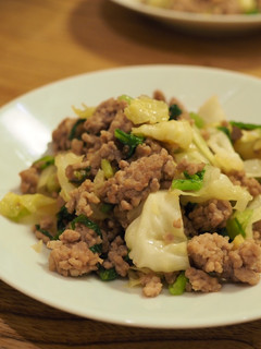 常備菜の流用♪カブの葉塩もみの炒め物-レシピのメイン写真