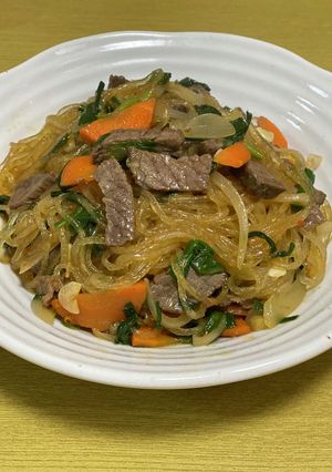中華風ピリ辛牛肉チャプチェ-レシピのメイン写真