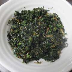 รูปของ 大根葉の振掛け風常備菜♪