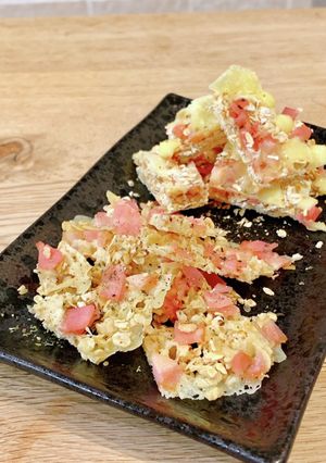 簡単おつまみ＊オートミールのチーズ焼き-レシピのメイン写真