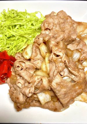 味噌味の豚生姜焼き-レシピのメイン写真