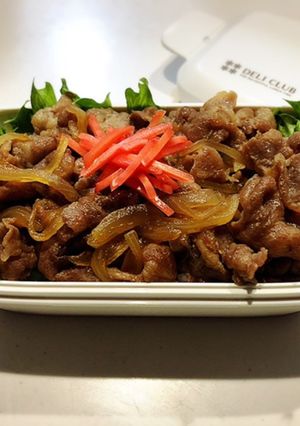 のっけ弁当2022.01.08豚丼-レシピのメイン写真