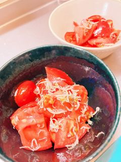 トマトとしらすのサラダ-レシピのメイン写真