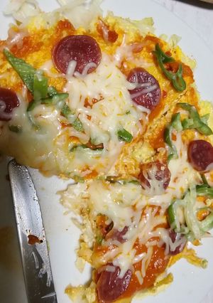 ピザ風キャベツ焼き-レシピのメイン写真