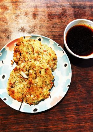 じゃがいもと椎茸の焼きチヂミ-レシピのメイン写真