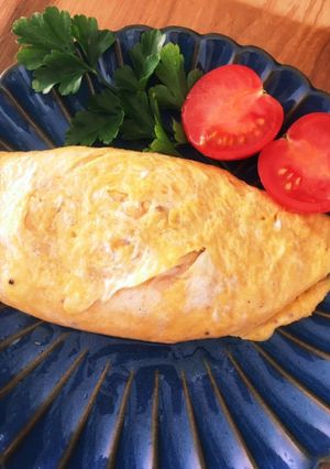 納豆キムチマヨオムレツ-レシピのメイン写真