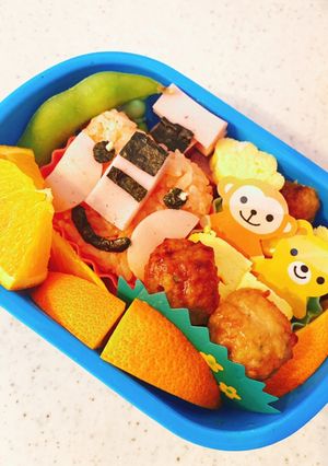 キャラ弁★ゴットン♪いないいないばぁ-レシピのメイン写真