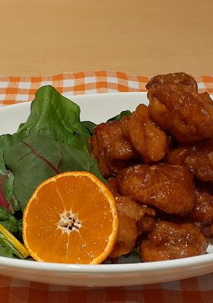 太陽のみかん美女ジャムのオレンジチキン☆-レシピのメイン写真