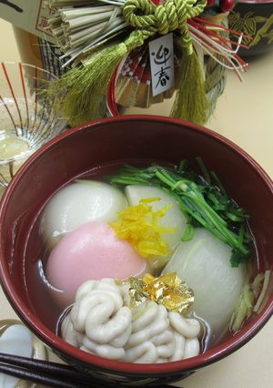 地野菜のお雑煮風煮物-レシピのメイン写真