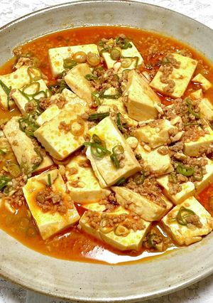 韓国風・麻婆豆腐?豆腐と豚ひき肉の煮もの-レシピのメイン写真