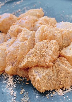 オオバコで♪とろとろぷるぷるわらび餅-レシピのメイン写真