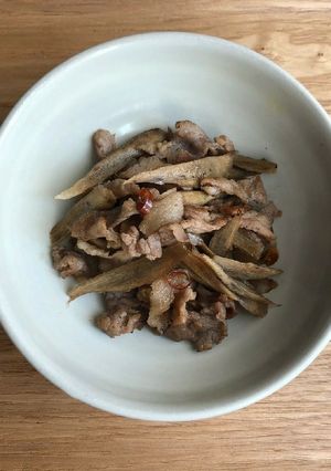 豚肉とごぼうのきんぴら-レシピのメイン写真