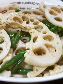 蓮根のペペロンチーノ風炒め-レシピのメイン写真