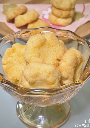 甘塩っぱいバニラ風味のサクッホロクッキー-レシピのメイン写真