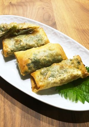 白菜と豚ミンチの【和風春巻き】-レシピのメイン写真