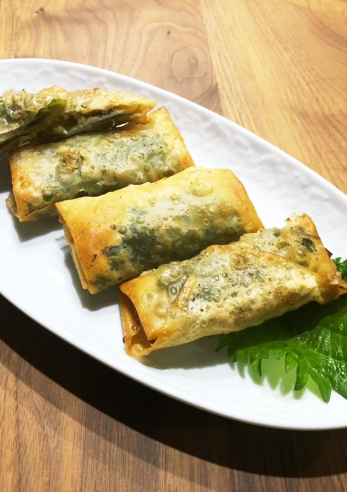 白菜と豚ミンチの【和風春巻き】-レシピのメイン写真