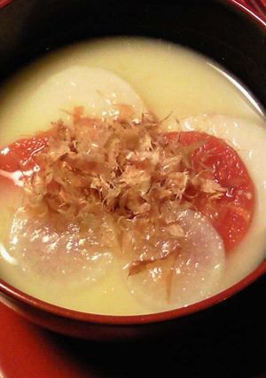 京都・白味噌のお雑煮。-レシピのメイン写真