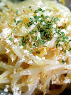 【レンジで簡単】「もやしのカレーチーズ」-レシピのメイン写真
