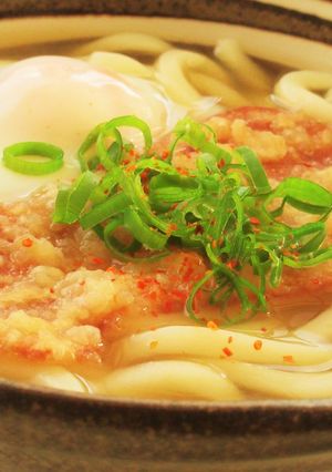 〖 おつまみいか天で!極旨うどん 〗-レシピのメイン写真