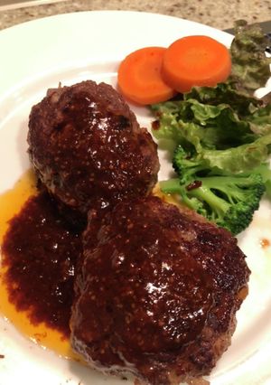 ハンバーグ-レシピのメイン写真