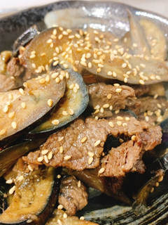 牛肉と茄子のサッパリ赤酒ぽん酢炒め-レシピのメイン写真